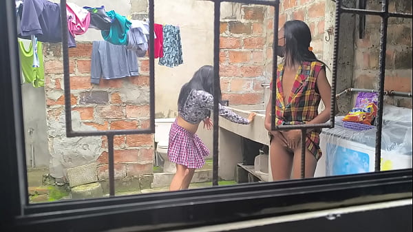 Housewives make homemade_porn after doing_laundry_at home_They re_hot sluts