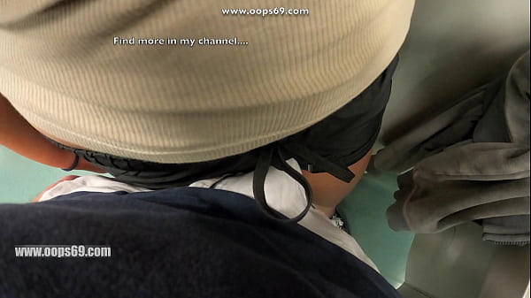 Grinding Dick in her_Pussy Over Clothes in Subway Train andshe Enjoyed