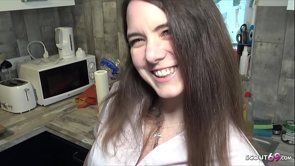 Play MP4 - Condom Off and Pussy Cum - German Girl MinaRockz let her Landlord fuck her