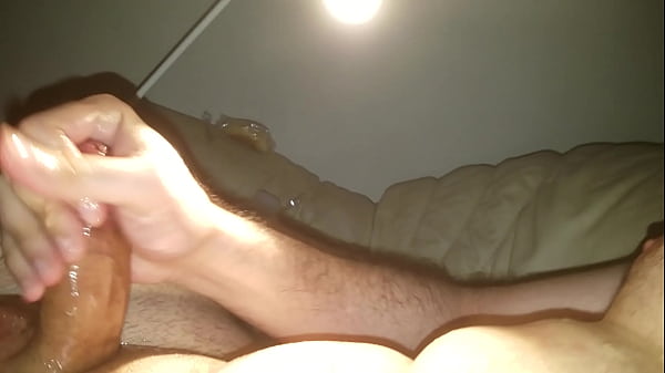 Stroking my_cock after_a huge dinner and smoke session