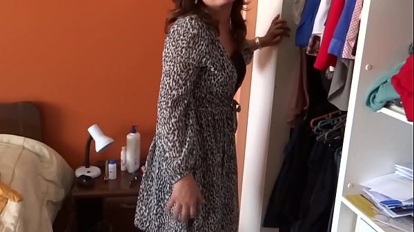 58 yearold Latin mother exhibits her delicioustits for stepson to masturbate