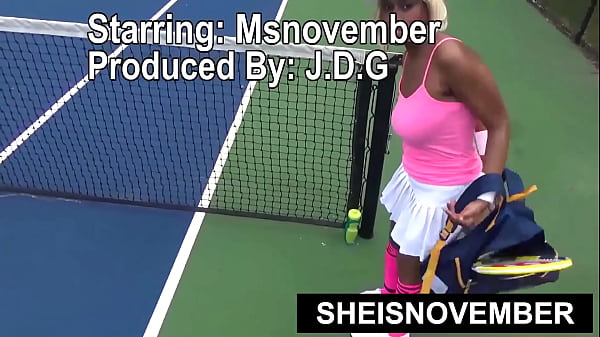 A game on the court lead to massive cum swallowing and cumshot face covering pov by huge hard cock sexy ebony nerd sheisnovember voluptuous saggy titties and hardest nipples poking out with chest exposed by msnovember