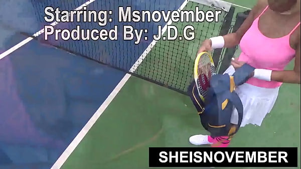 Play MP4 - A Tennis Match Leads To Gigantic Cumshot Sprayed Down My Throat During Point Of View Blowjob&comma; Busty Young Black Geek Babe Sheisnovember Laying With Large Natural Boobs Udders And Brown Areolas Exposed By Msnovember