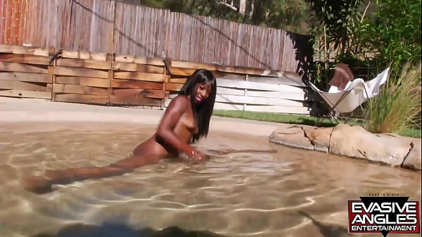 Evasive Angles Pepper Deville Has Silky Smooth Black Skin, And This Black Dude Can't Wait To Eat Her Pussy And Slide In. thumbnail