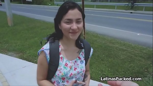 Porn audition with lovely Latina babe 