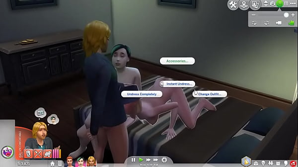 Sims 4 hannah black loves a threesome