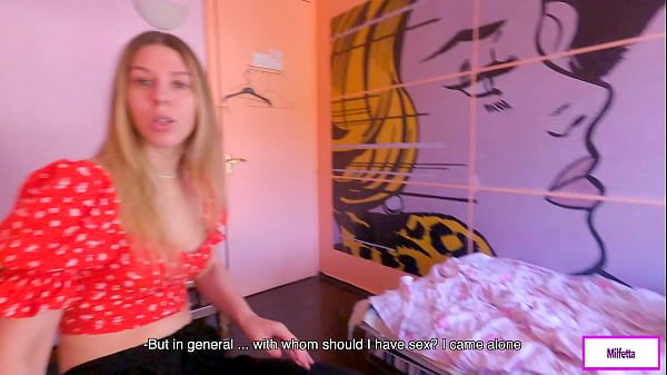 Hostel Guest To Thank The Hostess For The Towel With His Long Dick thumbnail