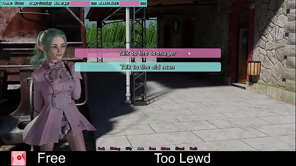 Too Lewd (free game itchio) Visual Novel, 