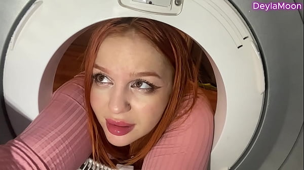Stepmom stuck in washing machine and stepson inserts huge cock into her s1e12