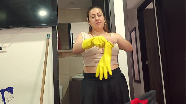 Real Latina MILF Maid Rides Dick and Swallows POV Cumshot (Homemade Couple) Hot