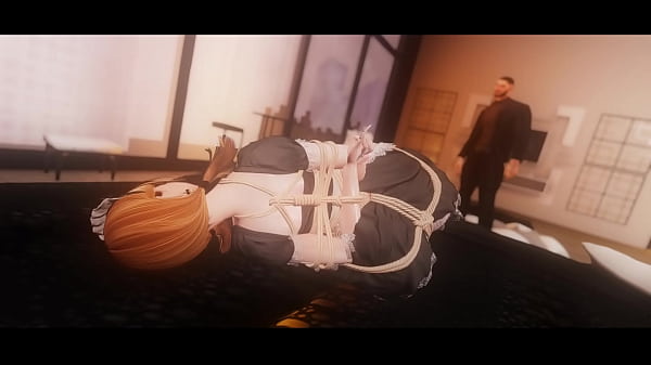 SluttyBusty Dirty Maid Provides a Special bondage Service to_her Bossfor an_Extra Tip SecondLife