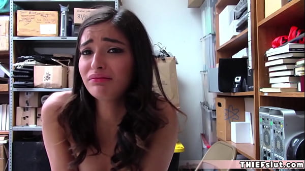 Pretty brunette Emilly Willis tried_to steala sex toy