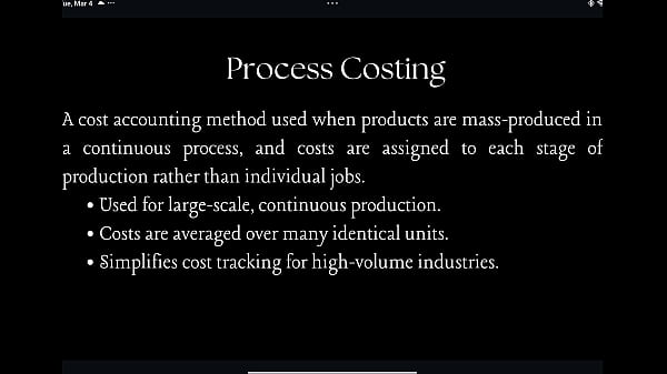 Young student teaches basics of management accounting 