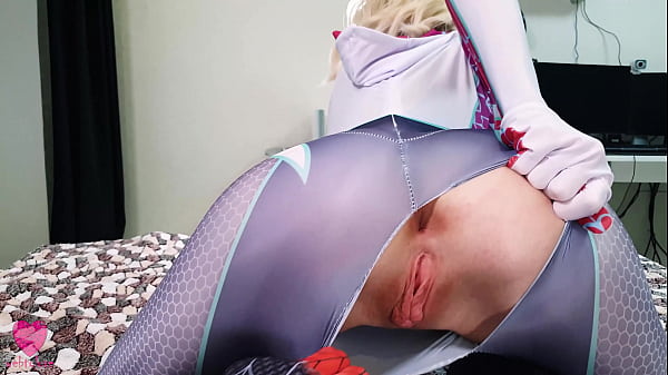 Superhero Sex: Horny Spider-man Hard Fucked His Girlfriend Gwen Stacy In Her Tight Pussy Before Saving The World thumbnail