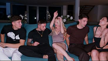 Wild Night With Friends Got Completely Out Of Hand &ndash_ Interracial Sextet With Yasmina Khan, Angie Lynx &amp_ Catherine Knight