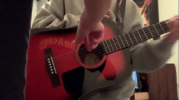 white_boy fingers the_guitarist of 7pm on a fridays guitar