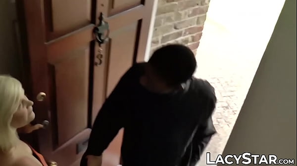 Blonde British GILF enjoys being pounded by two dicks