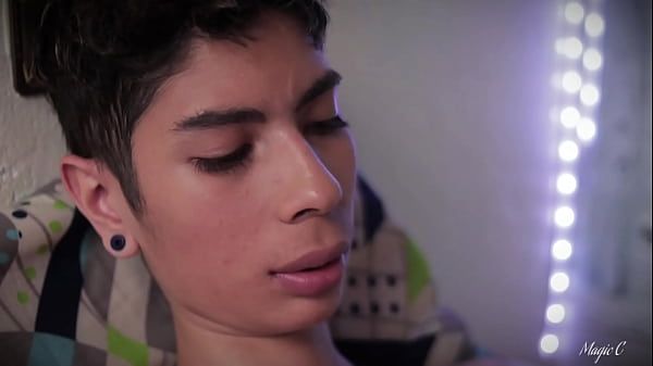 Hot big dick latino magic c jerks with spit cums inside a cup and lets it drip into his mouth to swallow his own cum 