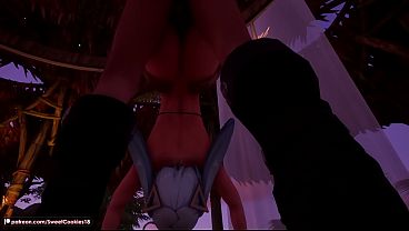 Yae Miko Fucks Faruzan Hard - Oral, Creampie & Cum on Tits