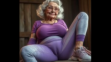 Ai granny cameltoe 
