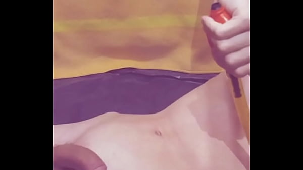 Inflating my Bladder with an Air Pump and Fisting my Ass! 