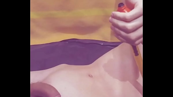 Inflating my Bladder with an Air Pump and Fisting my Ass!