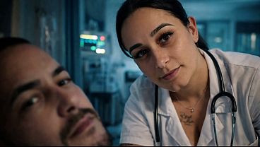 Unexpected Erection In Front Of The Nurse thumbnail
