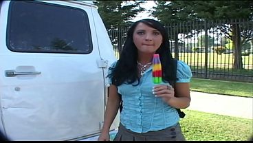 The Dirty Ice Cream Man's Magic Popsicle Is Going To Wet This Teen's Panties thumbnail