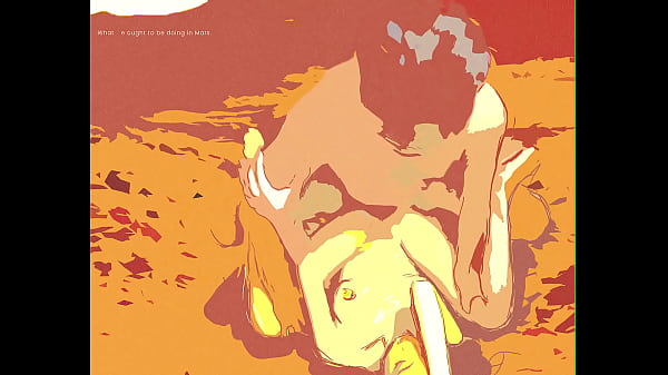Couple fucking on martian soil 