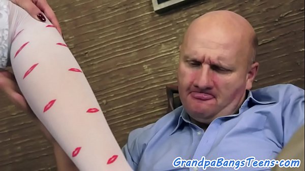 Cock loving teen babe fucked by senior