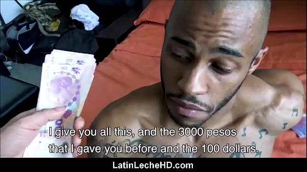 Straight Young Amateur Black Man From Uruguay Has Sex With Gay Guy Off Street For Money POV 