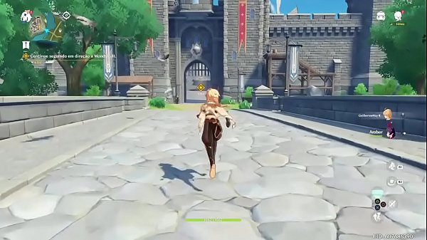 jogando genshin impact muito durasso e bem gostoso de pau duro 