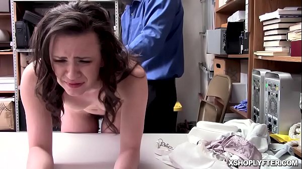 Dark_haired teen getsdoggystyle fuckby the_LP Officer