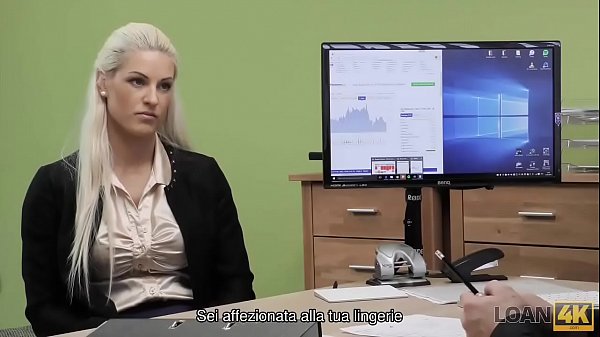 LOAN4K. Blanche &egrave; pronta per fare sesso per soldi perch&eacute; &egrave; una ragazza intelligente 