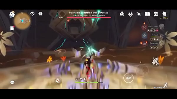 Alerchinno estourando boss tri&acirc;ngulo 