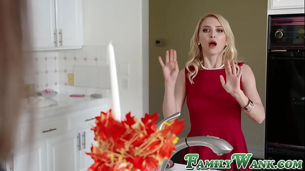 Classy MILF Alix Lynx rides stepsons dick_reverse_cowgirl