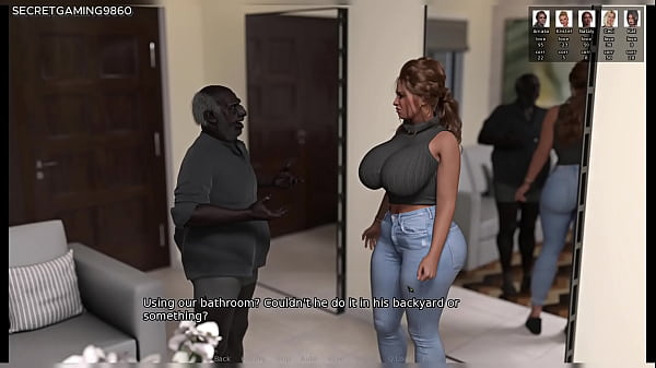 Hot bbw milf caught her horny tenant watching her having sex with a massive bbc blacked house 02 developed by mandystarrx 3d porn game 