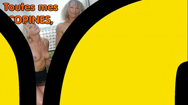 Bukkake au cinema pour 2 MILFs_exhib avant une partouze au tennis