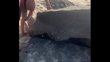 AMIGO DO TRABALHO DO CORNO ME COMEU NA PRAIA GOSTOSO 