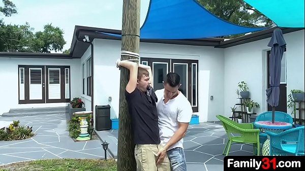 The Best Gay Version of Taboo Family Porn - Johnny Hunter & Jax Thirio in "All Tied Up" 