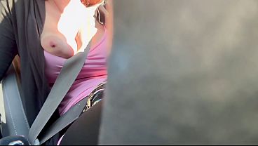 Nonton Artemisia Driving In Los Angeles Spy On Her Big Tits thumbnail