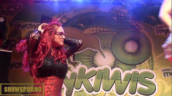 Brunette and_redhead pornstars fakir sex show on_stage