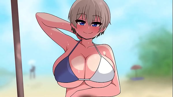 Hana Uzaki fue follada en la playa