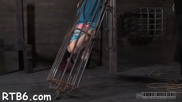 Enjoyable beauty receives facial t during bdsm play