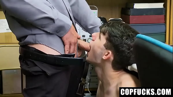 Skinny Shoplifter gets Ass FuckedBy Angry Mall Cop - CopFucks