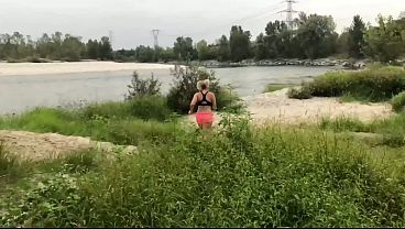 Nonton [ Hd] 10.5" Monster Cock Outdoor: Intense Ticino River Session thumbnail