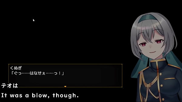 She goes up against the men alone but