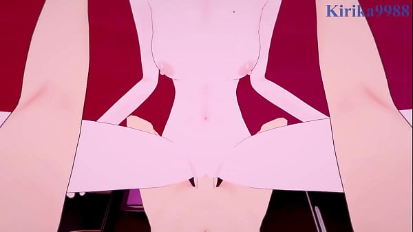 Sasaki Saku and Hoshikawa Sara intense sex. - Nijisanji VTuber POV Hentai 