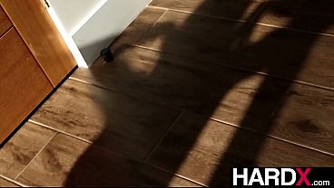 Hardx big tittied little puck's pussy relentlessly pounded by huge cock 