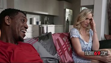 Hot milf ask her stepson to try and fuck her ass with his BBC 